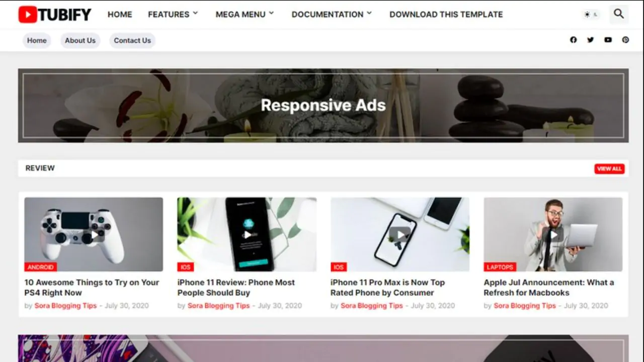 Typify - Blogger Template Free Version